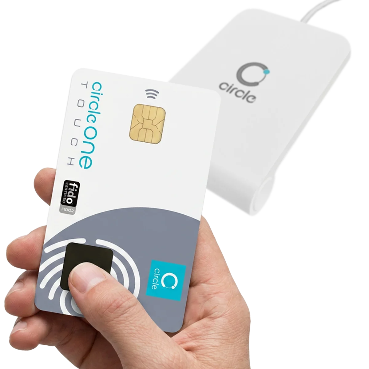 CircleONE Touch 生体認証 FIDO2両対応(接触型＋非接触型)セキュリティカード