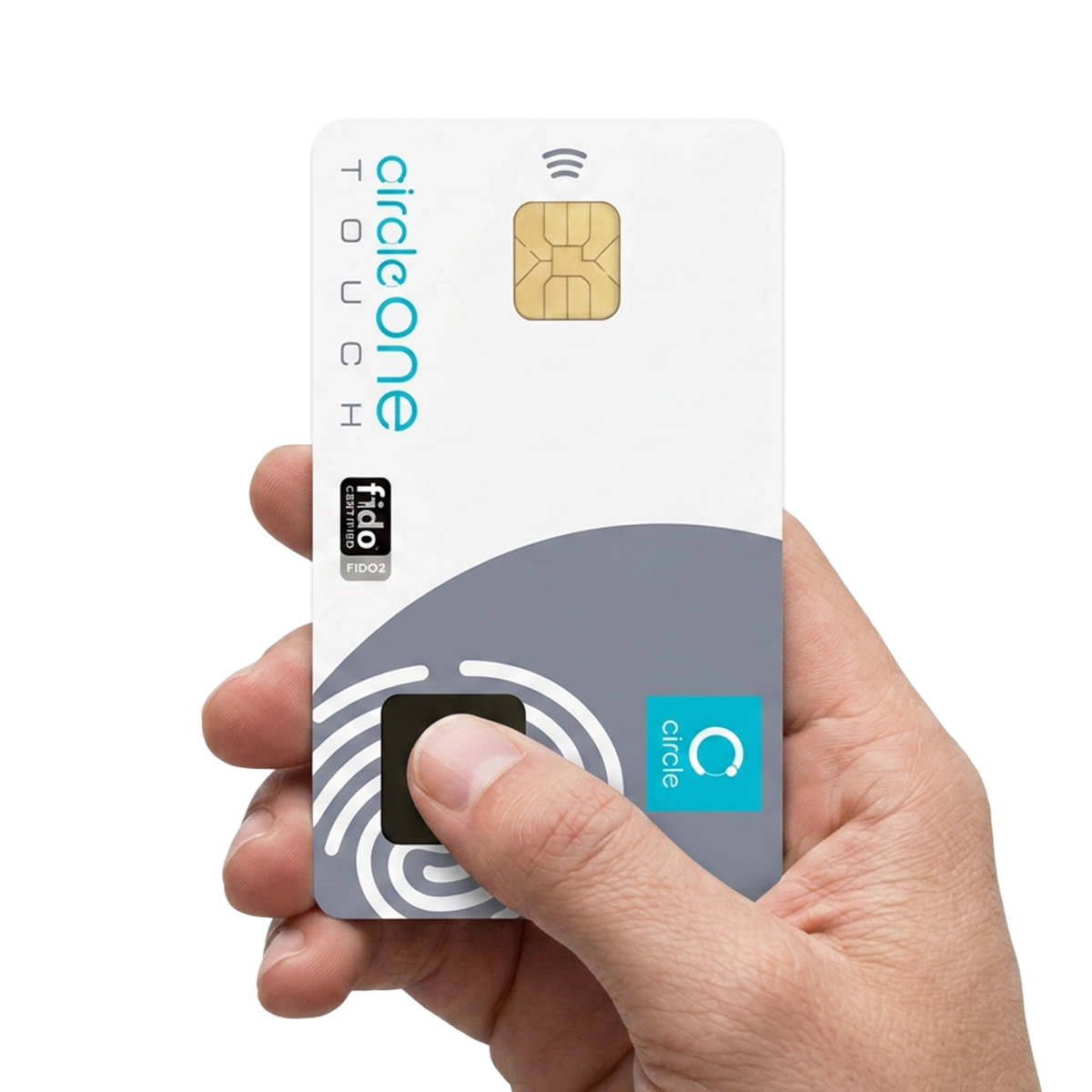 CircleONE Touch Biometric FIDO2 Dual-Interface Security Card
